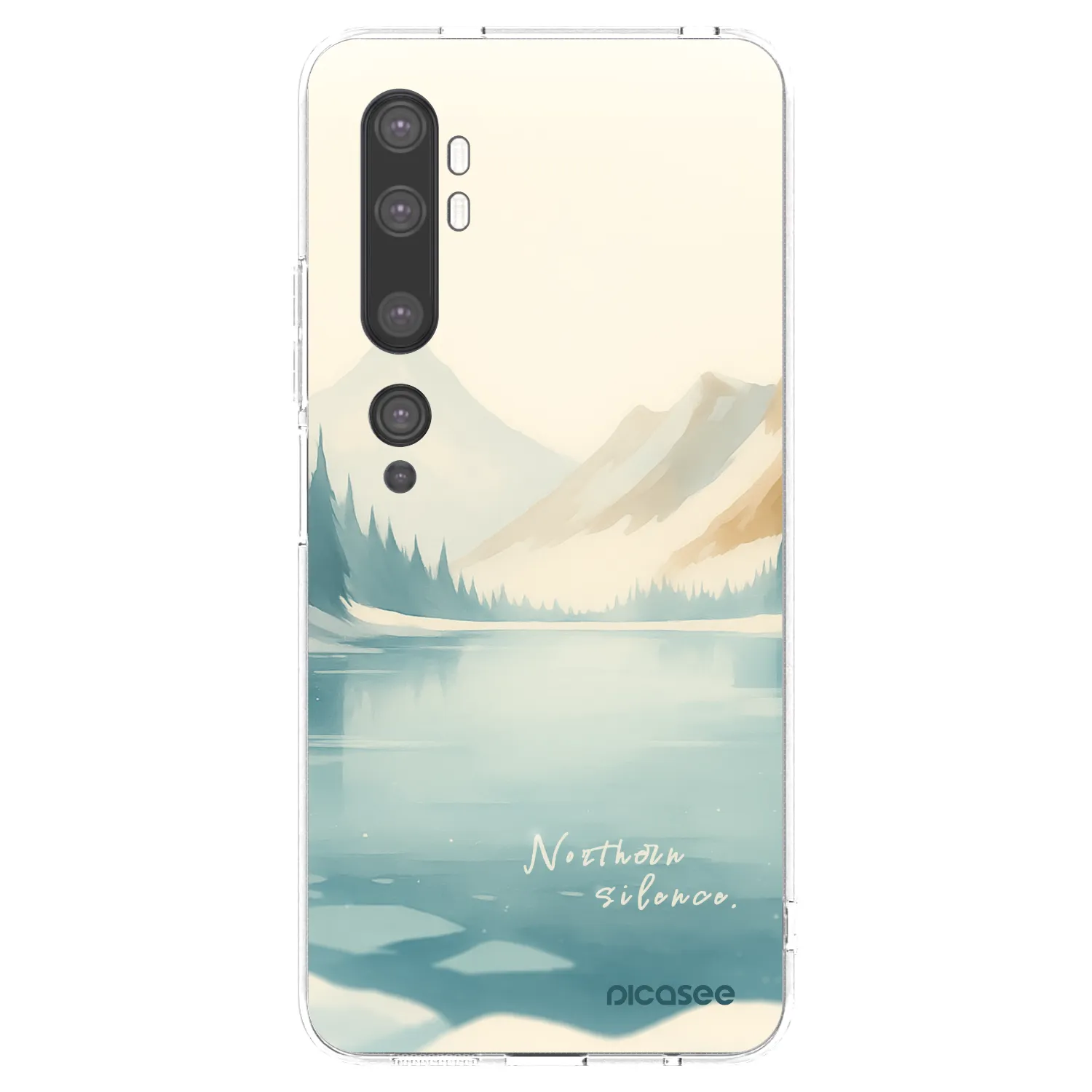 Picasee Xiaomi Mi Note 10 (Pro) Hülle - Transparentes Silikon - NOTHERN SILENCE