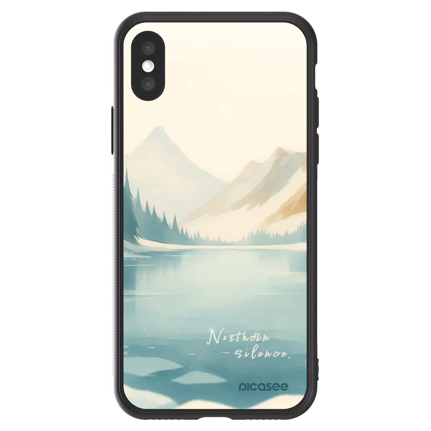 Picasee ULTIMATE CASE für Apple iPhone X/XS - NOTHERN SILENCE
