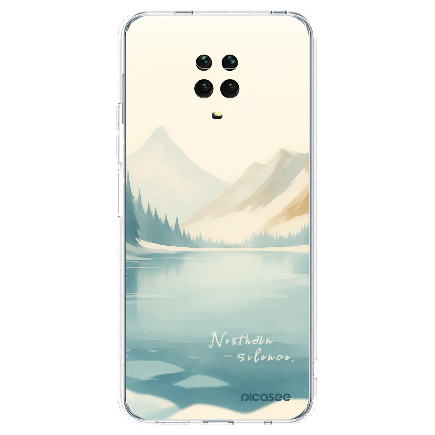 Picasee Xiaomi Redmi Note 9S Hülle - Transparentes Silikon - NOTHERN SILENCE