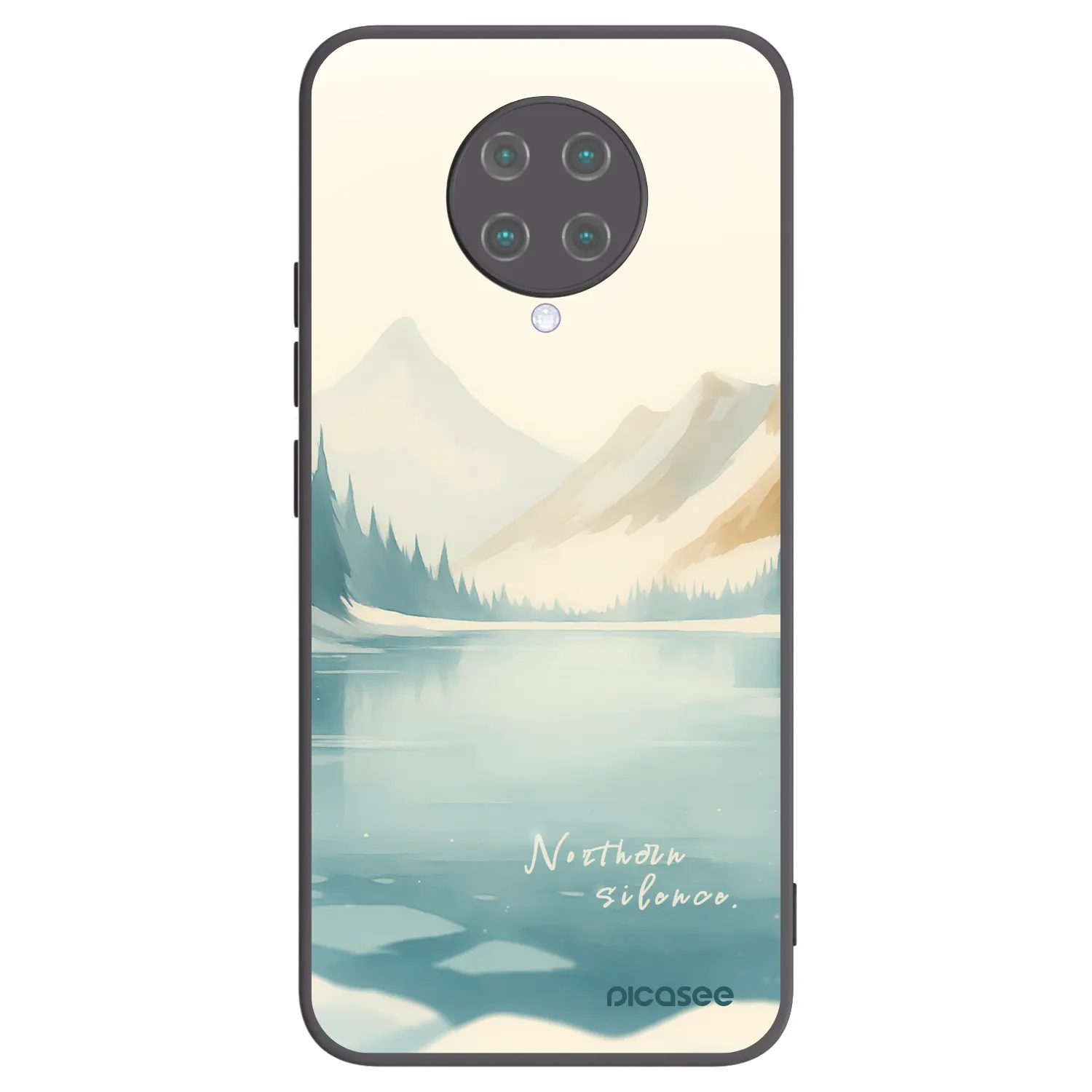 Picasee Xiaomi Poco F2 Pro Hülle - Schwarzes Silikon - NOTHERN SILENCE