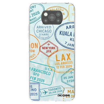 Picasee Xiaomi Poco X3 Hülle - Schwarzes Silikon - PASSPORT EDITION