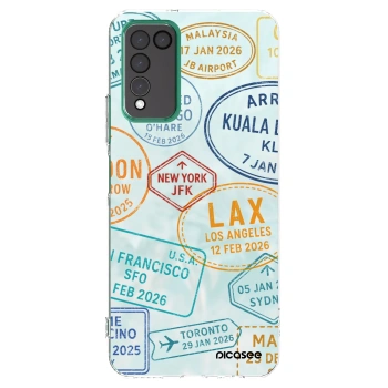 Picasee Honor 10X Lite Hülle - Transparentes Silikon - PASSPORT EDITION