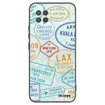 Picasee Samsung Galaxy A42 A426B Hülle - Schwarzes Silikon - PASSPORT EDITION
