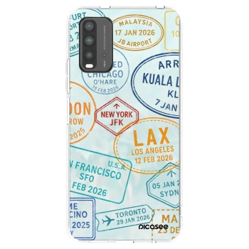 Picasee Xiaomi Redmi 9T Hülle - Transparentes Silikon - PASSPORT EDITION
