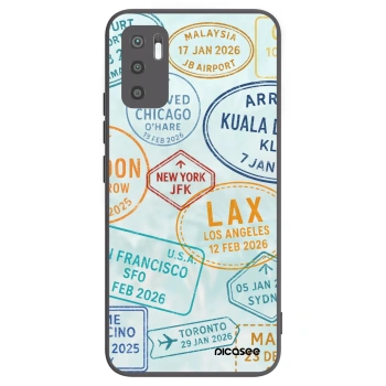 Picasee Xiaomi Redmi Note 10 5G Hülle - Schwarzes Silikon - PASSPORT EDITION