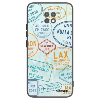 Picasee Xiaomi Redmi Note 9T Hülle - Schwarzes Silikon - PASSPORT EDITION