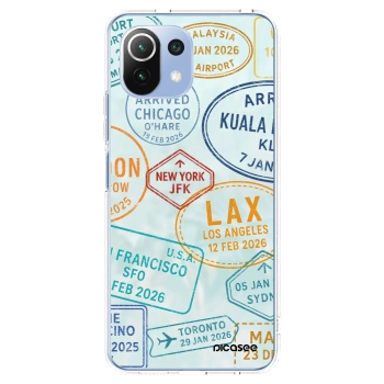 Picasee Xiaomi 11 Lite 5G NE Hülle - Transparentes Silikon - PASSPORT EDITION