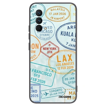 Picasee Realme GT Master Edition 5G Hülle - Schwarzes Silikon - PASSPORT EDITION