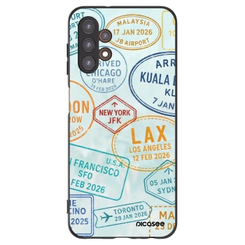 Picasee Samsung Galaxy A13 4G A135 Hülle - Schwarzes Silikon - PASSPORT EDITION