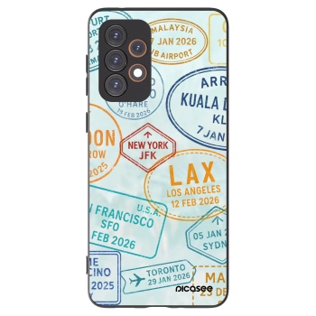 Picasee Samsung Galaxy A33 5G A336 Hülle - Schwarzes Silikon - PASSPORT EDITION