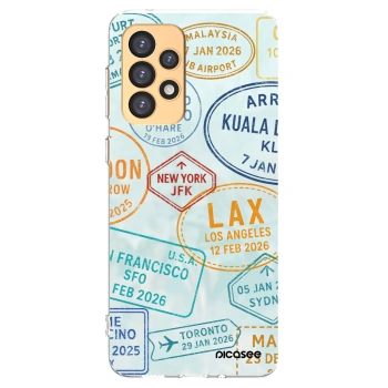 Picasee Samsung Galaxy A33 5G A336 Hülle - Transparentes Silikon - PASSPORT EDITION