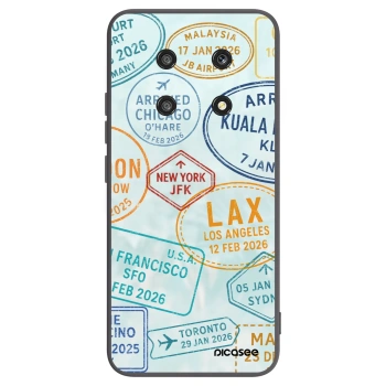 Picasee Honor Magic4 Lite 5G Hülle - Schwarzes Silikon - PASSPORT EDITION