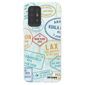 Picasee OPPO A94 5G Hülle - Transparentes Silikon - PASSPORT EDITION