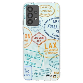 Picasee Samsung Galaxy A73 5G Hülle - Transparentes Silikon - PASSPORT EDITION