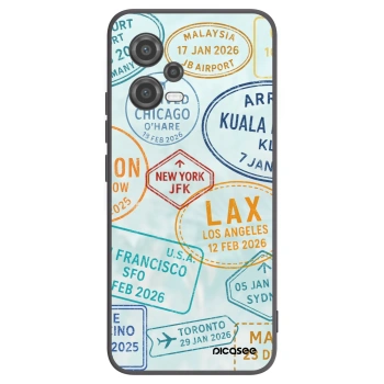Picasee Xiaomi Poco X5 Hülle - Schwarzes Silikon - PASSPORT EDITION