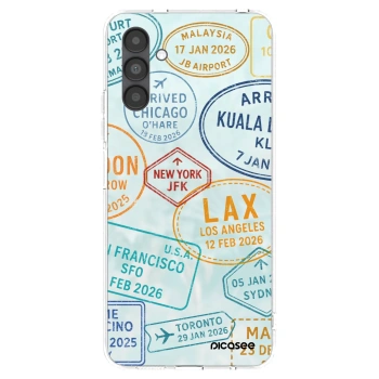 Picasee Samsung Galaxy A04s A047F Hülle - Transparentes Silikon - PASSPORT EDITION