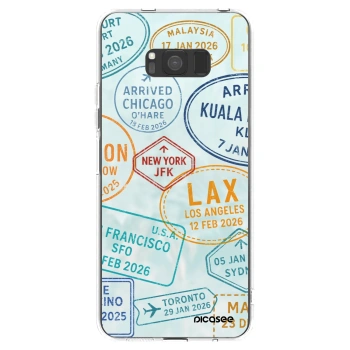 Picasee Samsung Galaxy S8 G950F Hülle - Transparentes Silikon - PASSPORT EDITION
