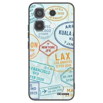 Picasee Xiaomi Poco X6 Hülle - Schwarzes Silikon - PASSPORT EDITION
