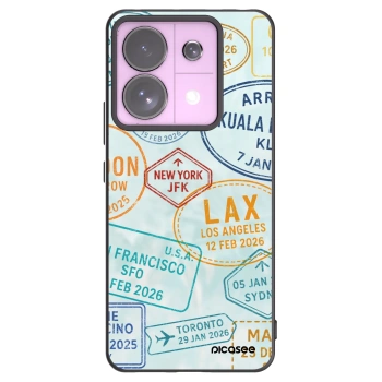 Picasee Xiaomi Redmi Note 13 Pro 5G Hülle - Schwarzes Silikon - PASSPORT EDITION