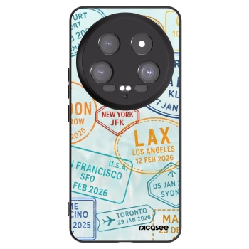 Picasee Xiaomi 14 Ultra Hülle - Schwarzes Silikon - PASSPORT EDITION