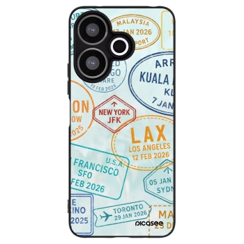 Picasee Xiaomi Redmi 13 4G Hülle - Schwarzes Silikon - PASSPORT EDITION