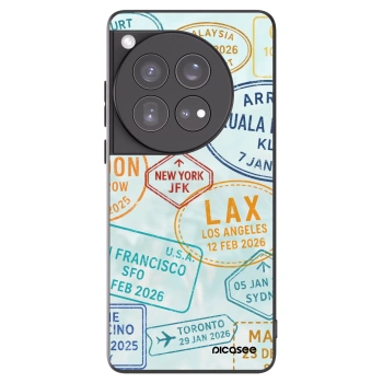 Picasee OnePlus 12 5G Hülle - Schwarzes Silikon - PASSPORT EDITION