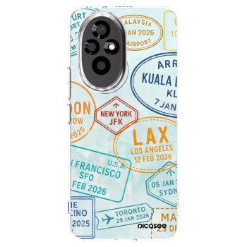 Picasee Honor 200 Pro 5G Hülle - Transparentes Silikon - PASSPORT EDITION