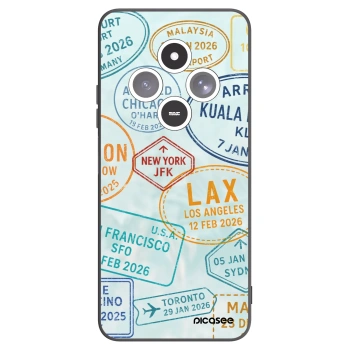 Picasee Xiaomi Redmi 14C Hülle - Schwarzes Silikon - PASSPORT EDITION
