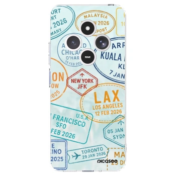 Picasee Xiaomi Redmi 14C Hülle - Transparentes Silikon - PASSPORT EDITION