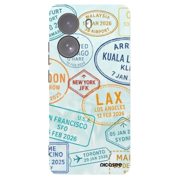 Picasee Xiaomi Poco X7 Hülle - Schwarzes Silikon - PASSPORT EDITION