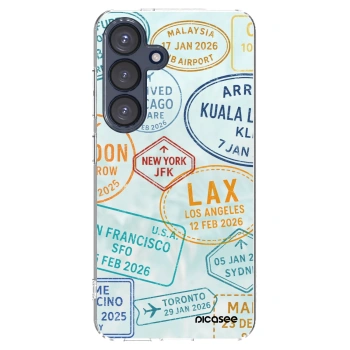 Picasee Samsung Galaxy S25 5G Hülle - Transparentes Silikon - PASSPORT EDITION