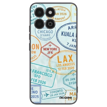 Picasee Honor 200 Smart 5G Hülle - Schwarzes Silikon - PASSPORT EDITION