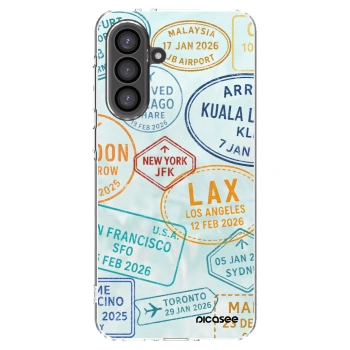 Picasee Samsung Galaxy A56 5G A566B Hülle - Transparentes Silikon - PASSPORT EDITION