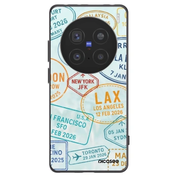 Picasee Vivo X200 Pro Hülle - Schwarzes Silikon - PASSPORT EDITION