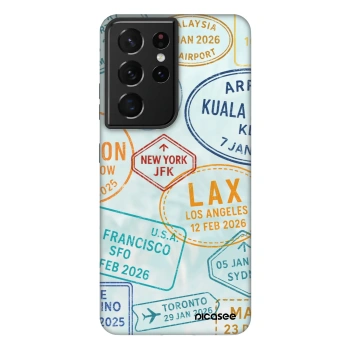 Picasee Fashion Case für Samsung Galaxy S21 Ultra 5G G998B - PASSPORT EDITION