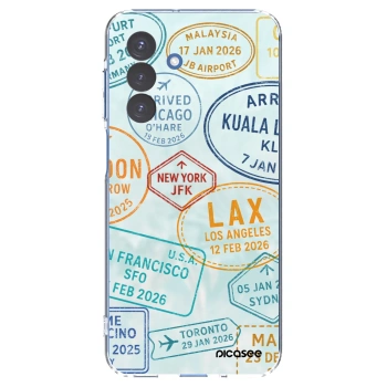 Picasee Samsung Galaxy A17 5G Hülle - Transparentes Silikon - PASSPORT EDITION