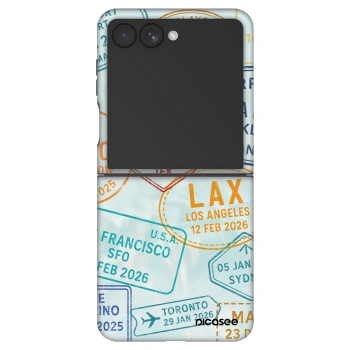 Picasee Fashion Case für Samsung Galaxy Z Flip7 5G - PASSPORT EDITION