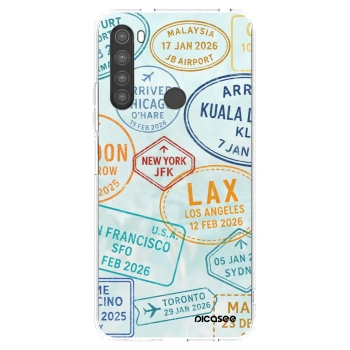 Picasee Xiaomi Redmi Note 8 Hülle - Transparentes Silikon - PASSPORT EDITION