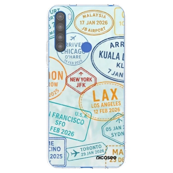 Picasee Xiaomi Redmi Note 8T Hülle - Transparentes Silikon - PASSPORT EDITION