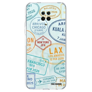 Picasee Xiaomi Redmi Note 9 Pro Hülle - Transparentes Silikon - PASSPORT EDITION
