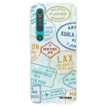 Picasee Xiaomi Mi 10 Hülle - Transparentes Silikon - PASSPORT EDITION