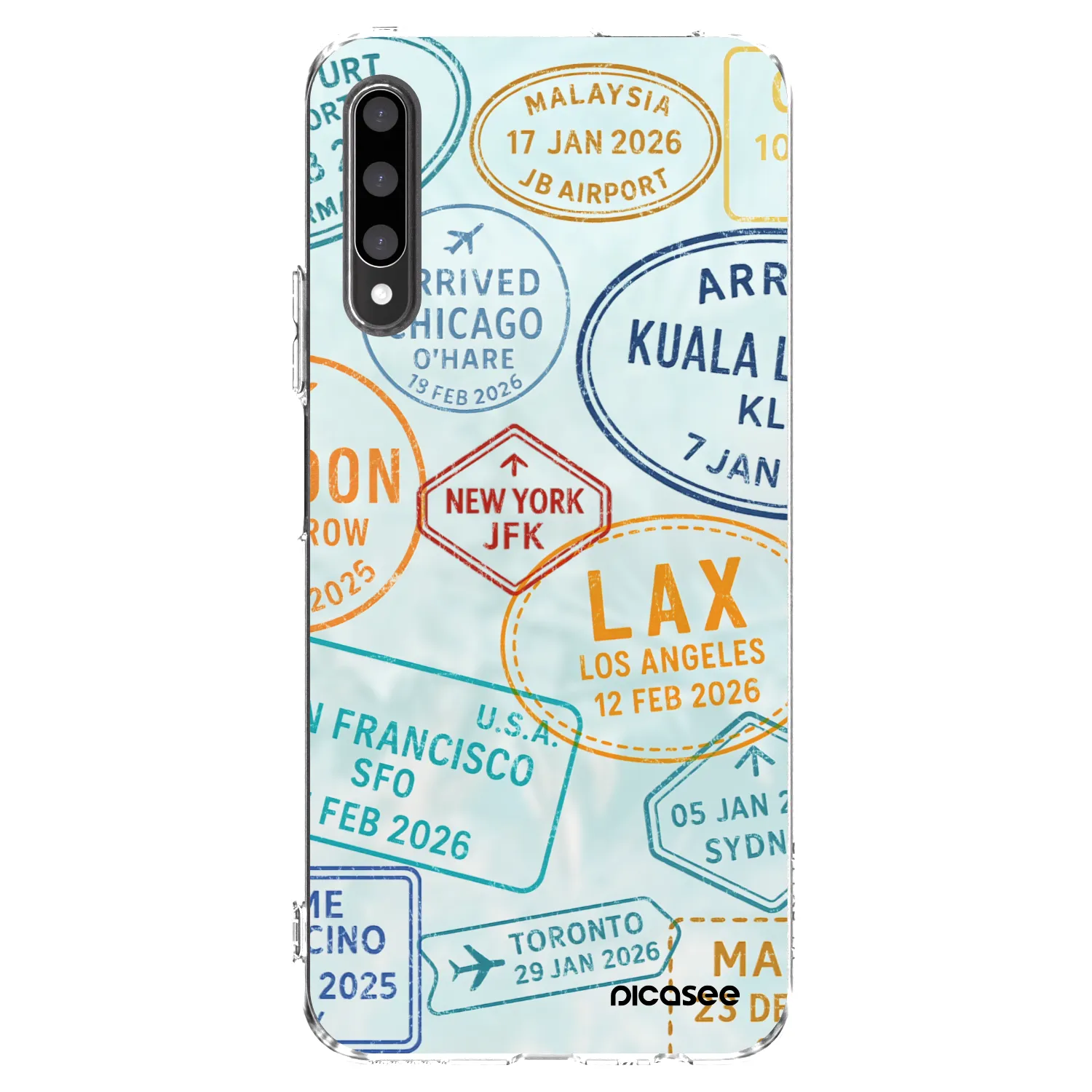 Picasee Honor 9X Pro Hülle - Transparentes Silikon - PASSPORT EDITION