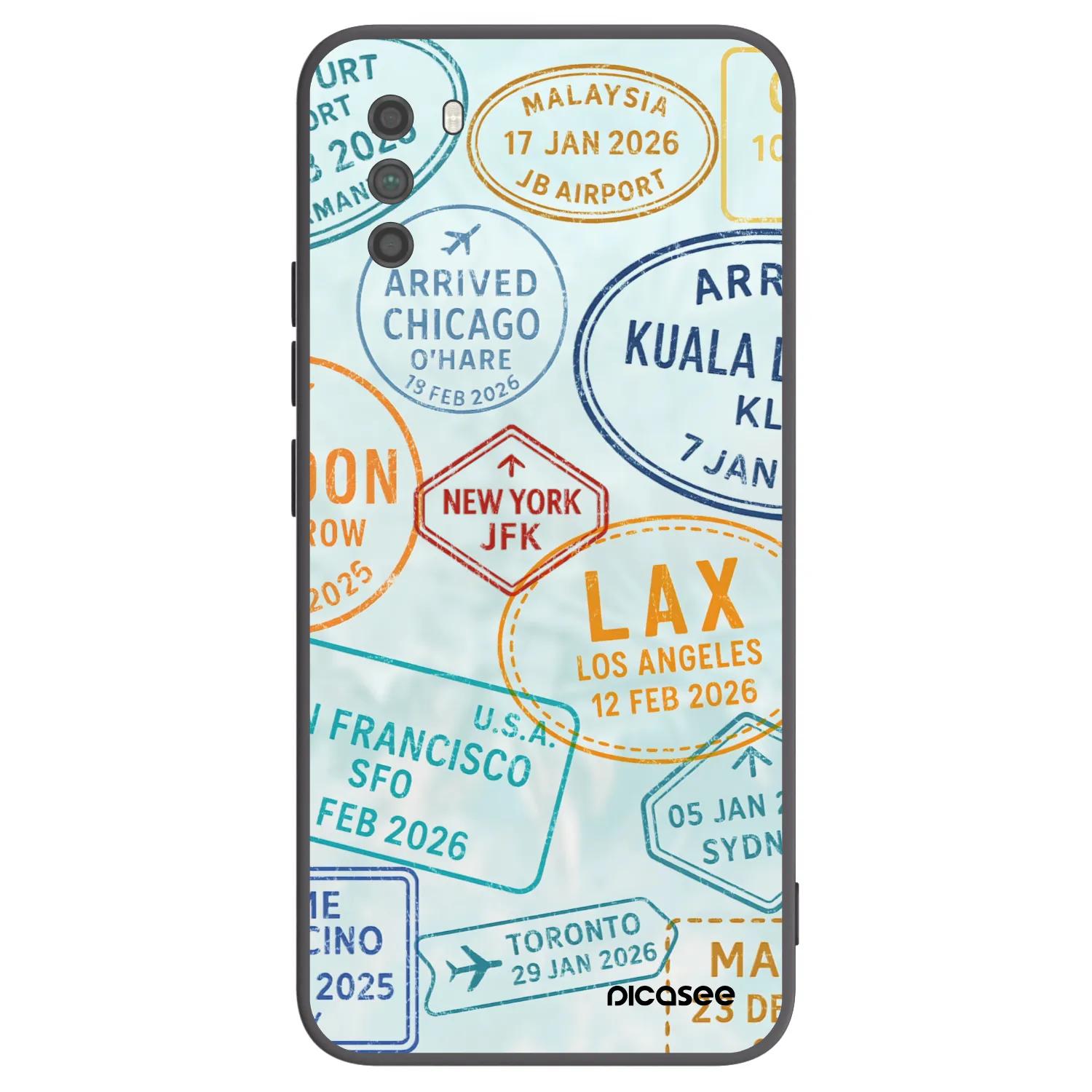 Picasee Xiaomi Poco M3 Hülle - Schwarzes Silikon - PASSPORT EDITION