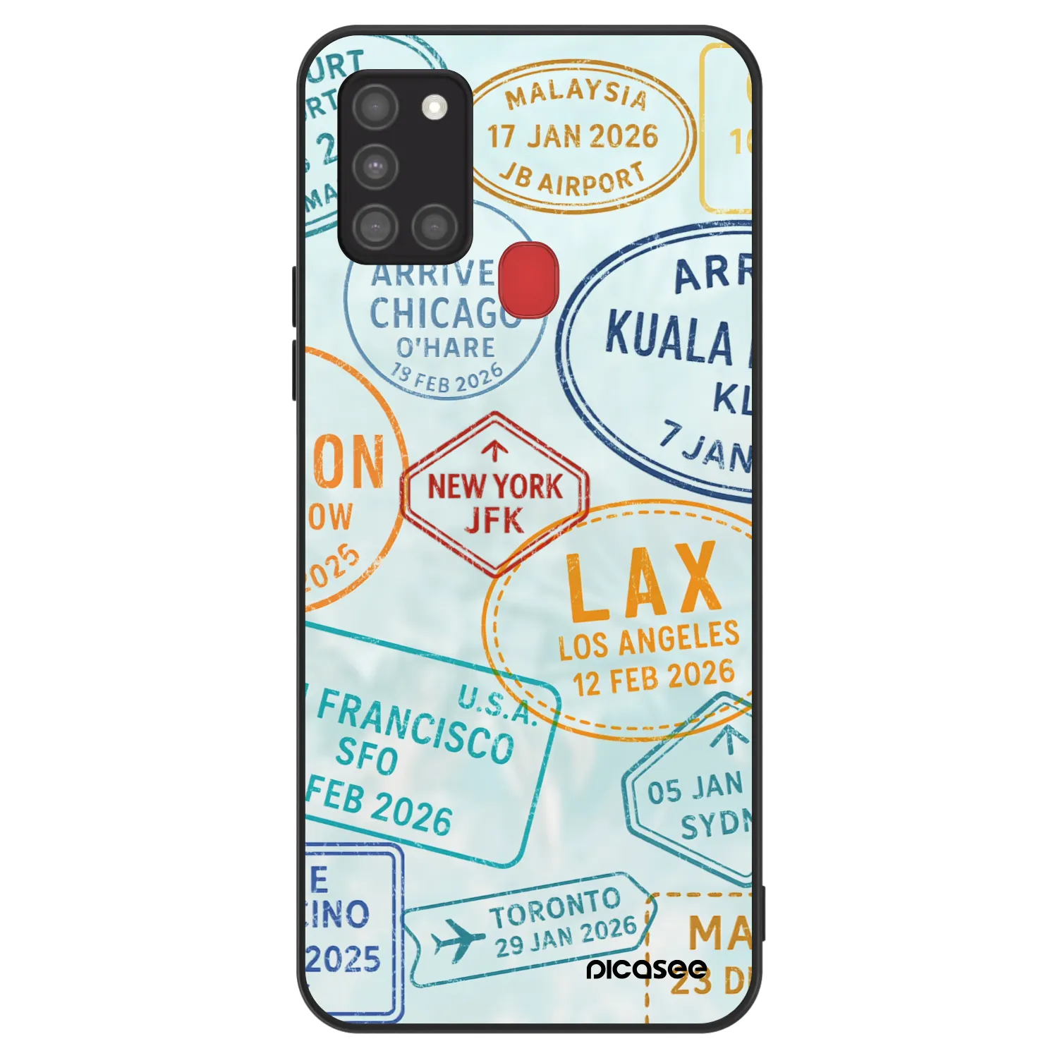 Picasee ULTIMATE CASE für Samsung Galaxy A21s - PASSPORT EDITION