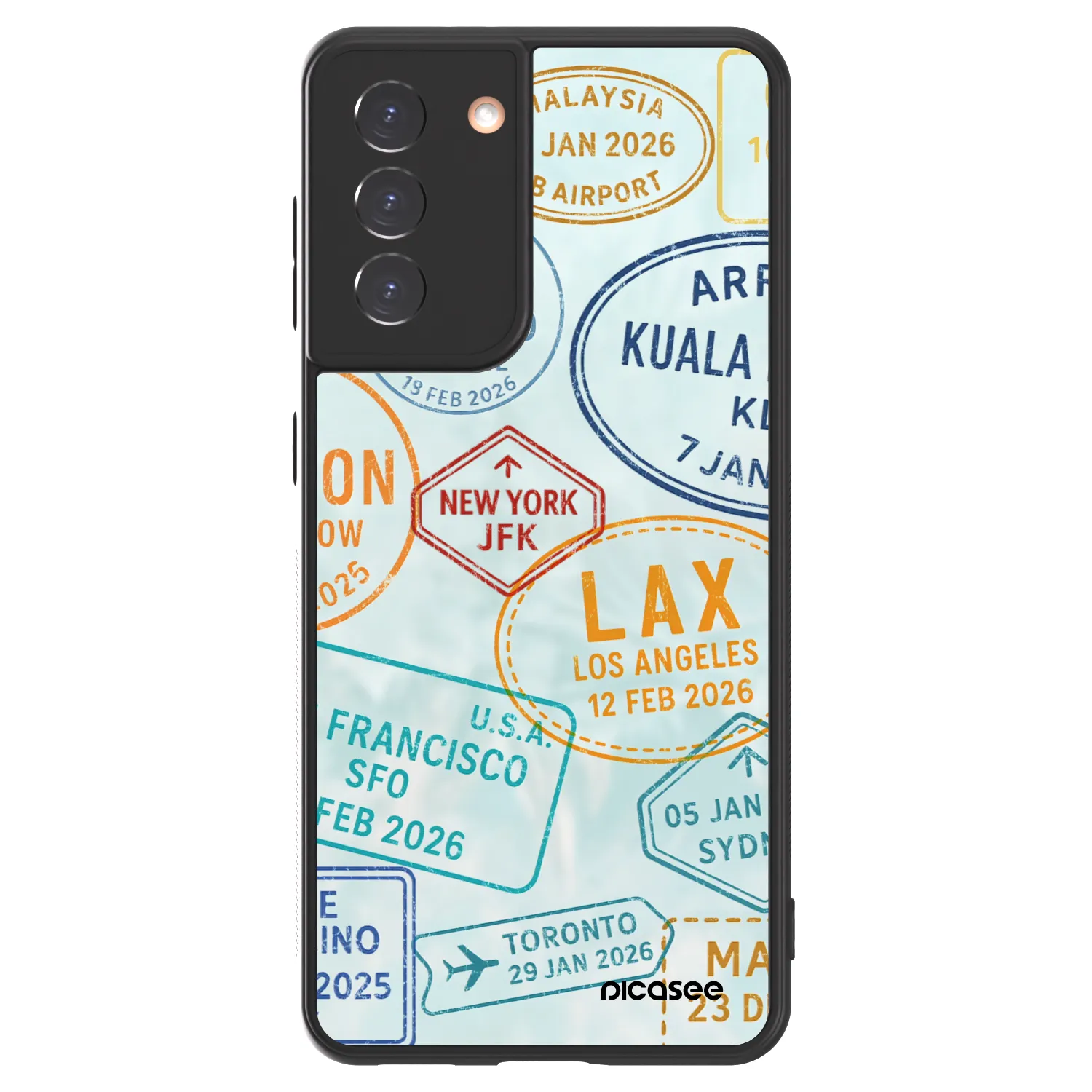 Picasee ULTIMATE CASE für Samsung Galaxy S21 5G G991B - PASSPORT EDITION