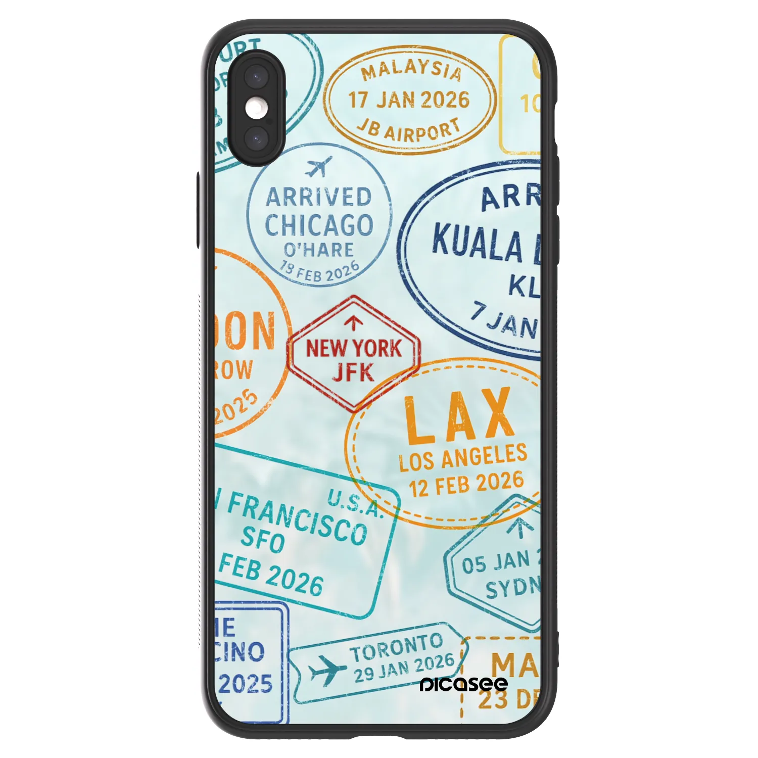Picasee ULTIMATE CASE für Apple iPhone XS Max - PASSPORT EDITION