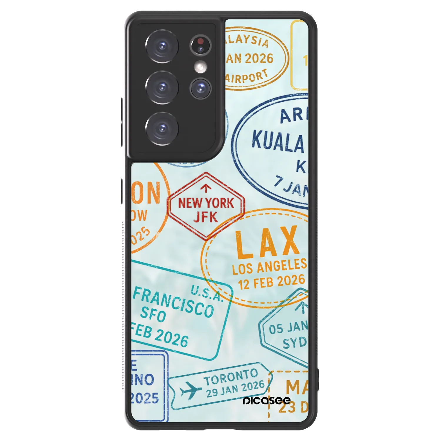 Picasee ULTIMATE CASE für Samsung Galaxy S21 Ultra 5G G998B - PASSPORT EDITION