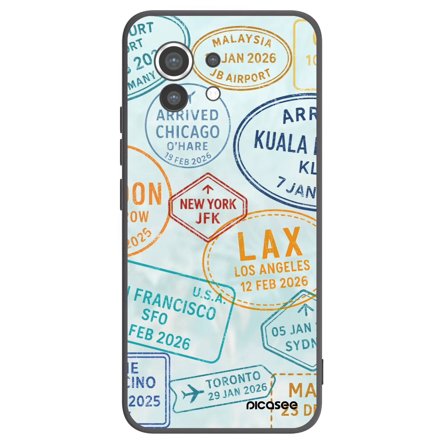 Picasee Xiaomi Mi 11 Hülle - Schwarzes Silikon - PASSPORT EDITION