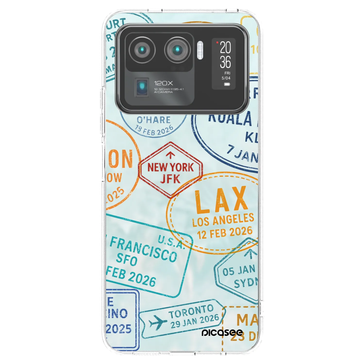 Picasee Xiaomi Mi 11 Ultra Hülle - Transparentes Silikon - PASSPORT EDITION