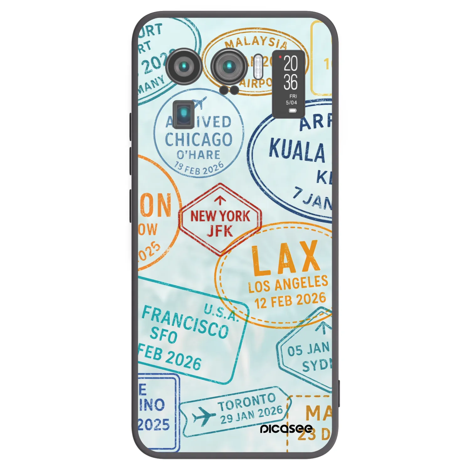 Picasee Xiaomi Mi 11 Ultra Hülle - Schwarzes Silikon - PASSPORT EDITION